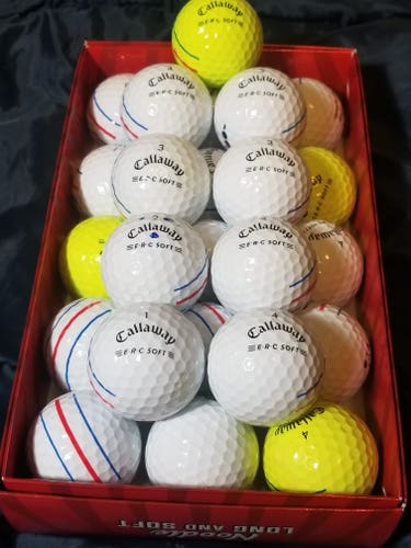 Used Callaway Callaways New ERC Soft Balls 24 Pack (2 Dozen)