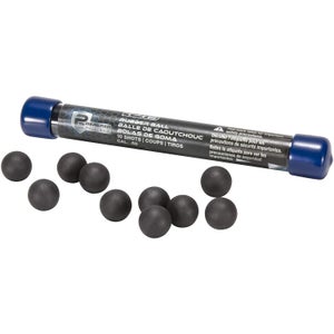 New T4E .50 Caliber Reusable Rubber Balls 10 Count, Black