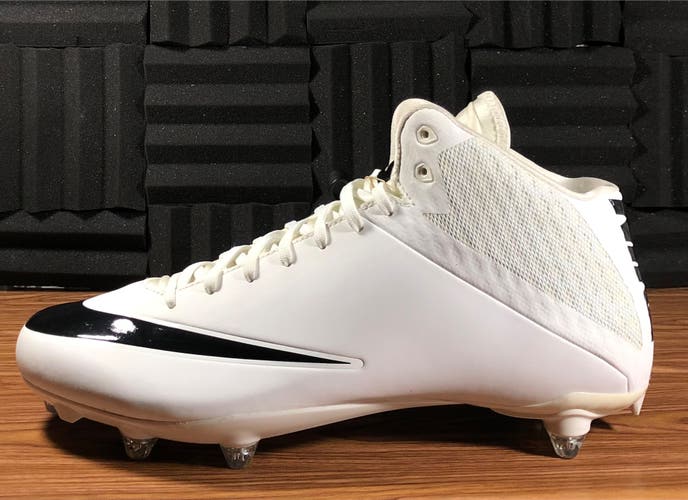 Nike Vapor Speed 2 Football Cleats White 925416-100 Men's size 12