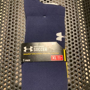 Blue New XL Under Armour Football/Soccer/Baseball/Lacrosse Socks