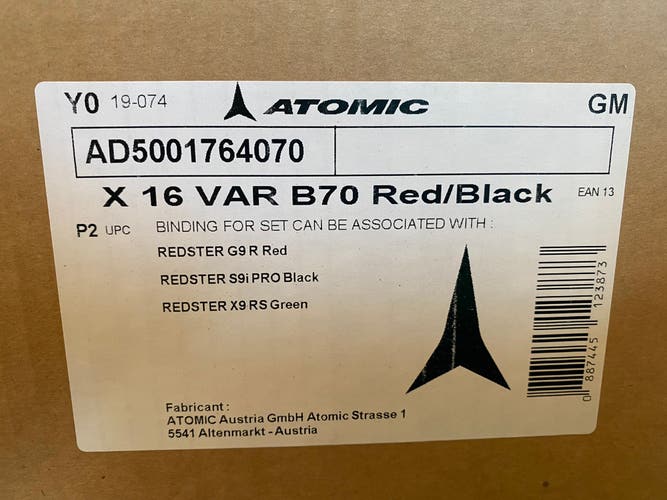 Atomic X16 VAR Binding