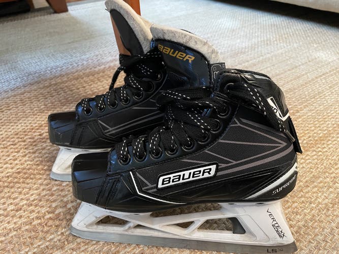 Used Bauer Regular Width  Size 3 Supreme S170 Hockey Goalie Skates