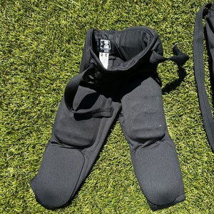 Black Used Small Under Armour Game Pants