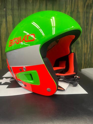 Unisex New Briko Vulcano FIS Helmet FIS Legal - Size: 58