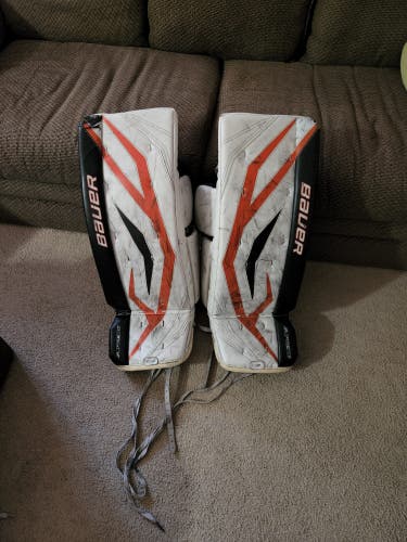 Used 30" Bauer Supreme one70 Goalie Leg Pads