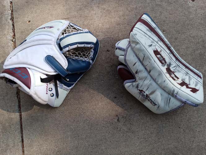 CCM Extreme Flex Pro Stock Glove and Blocker