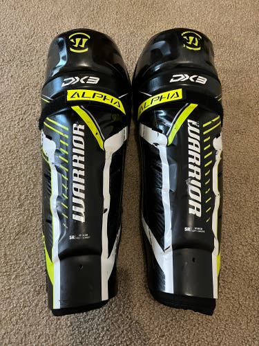 Warrior Alpha DX3 Shin Pads *Like New*