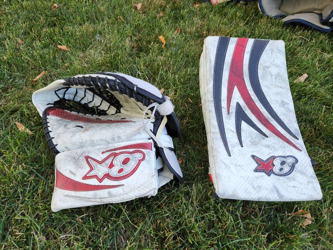 Used Regular Brian's Zero G Junior Glove and Blocker Set