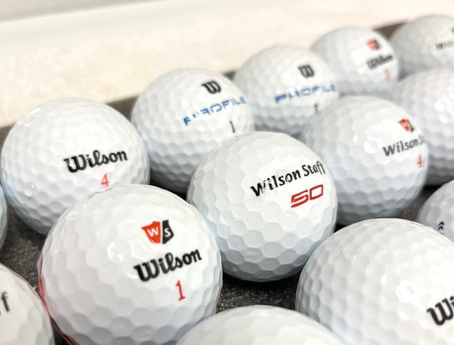 **noahhill** 18 Used Wilson Staff Duo / 15 Titleist, Bridgestone, etc. Assorted