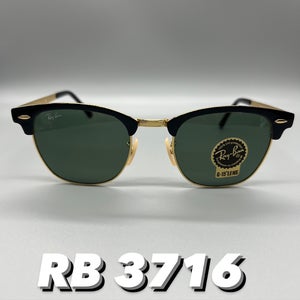 RAY-BAN Clubmaster Metal Classic Unisex Sunglasses RB3716 187