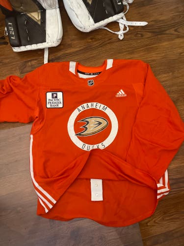 Adidas MiC Pro Stock Anaheim Ducks Practice Jersey