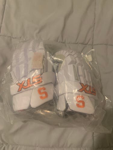 New RARE Syracuse Lacrosse Team Issued Player's STX 13" Surgeon RZR Lacrosse Gloves