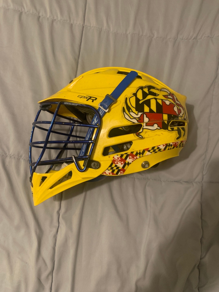 RARE VINTAGE Crabs Lacrosse Team Issued Player's Cascade CPX-R Helmet