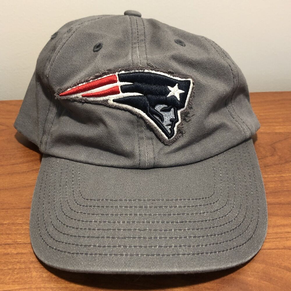 gray patriots hat