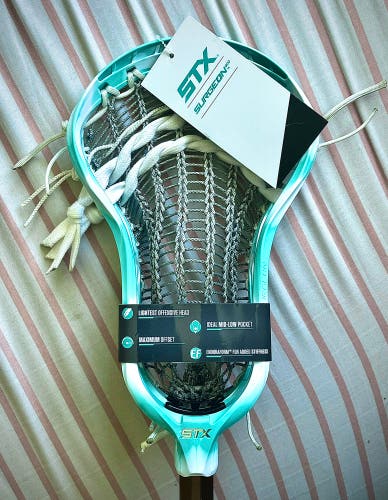 *BRAND NEW* Mint Colored STX Surgeon 900 Lacrosse Head Strung with ArmorMesh Pegasus