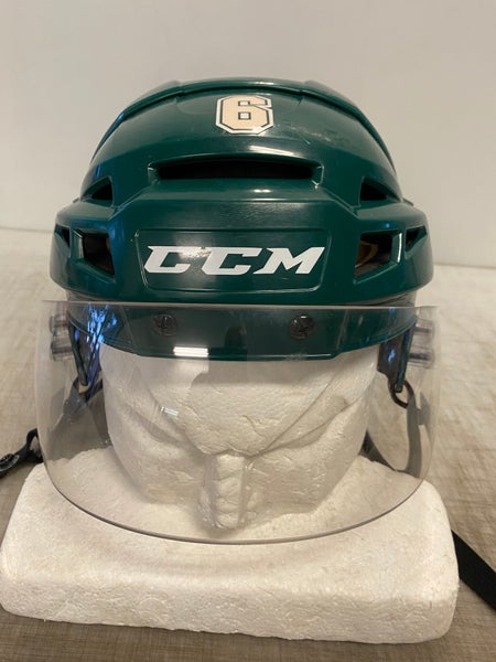 Sig til side sammensatte undskylde CCM Vector V08 Pro Stock Hockey Helmet CCM Visor Combo Small Green 7499 |  SidelineSwap