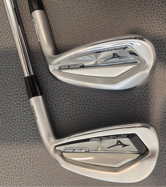 Men's Used Mizuno Right Handed JPX 921 Forged / HM Pro Iron Set Stiff Flex 6 Pieces Steel Shaft