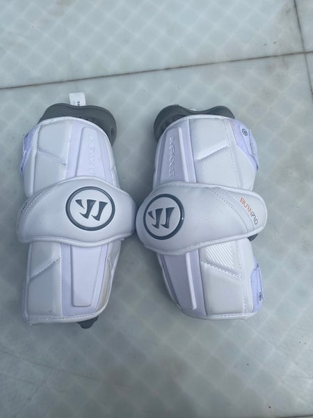 Warrior Burn Pro Adult Large White Elbow Pads