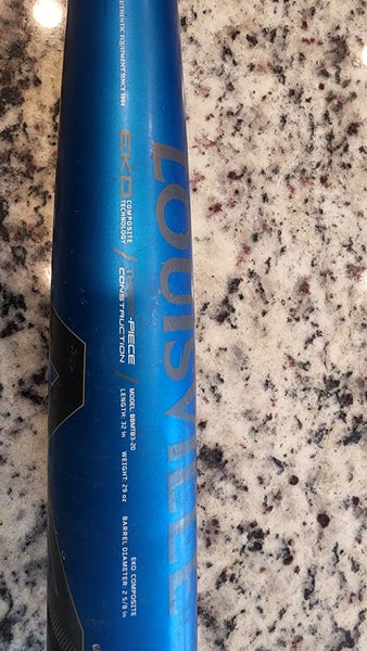 Used BBCOR Certified 2020 Louisville Slugger Composite Meta Bat (-3) 29 oz 32"