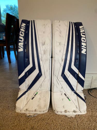 Used 30"+2 Vaughn Ventus SLR2 Goalie Leg Pads