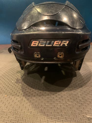 Used Bauer helmet - dark blue