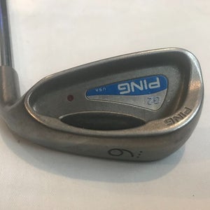 Ping G2 Black Maroon 9 Iron Cushin Regular Steel Shaft Ping Grip *NICE*