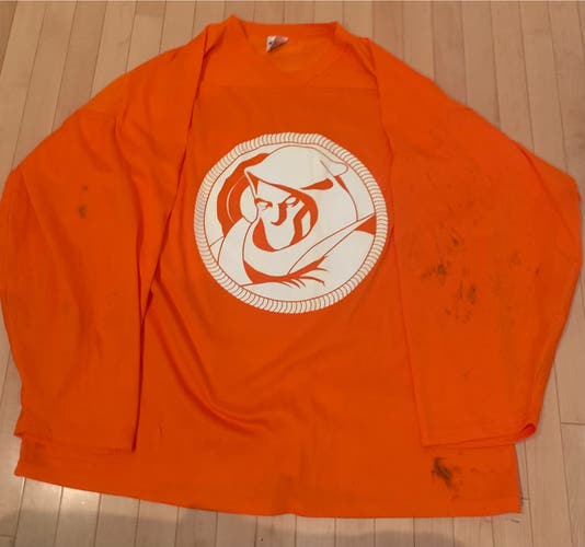 Orange USHL Practice Jersey Adult XL