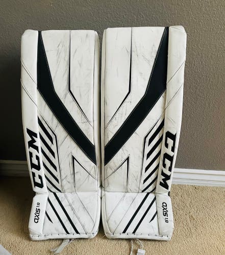 32" CCM  Axis 1.9 Goalie Leg Pads