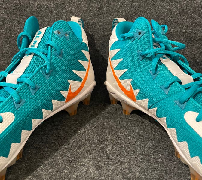 Nike Alfamenace Miami Dolphins スパイク33cm Soccer Miami Dolphins Football Cleats Nike Alpha Menace Pro Low