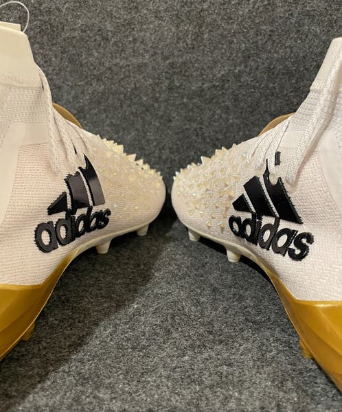 Men's Adidas Adizero 8.0 SK Spikes Football Cleats White