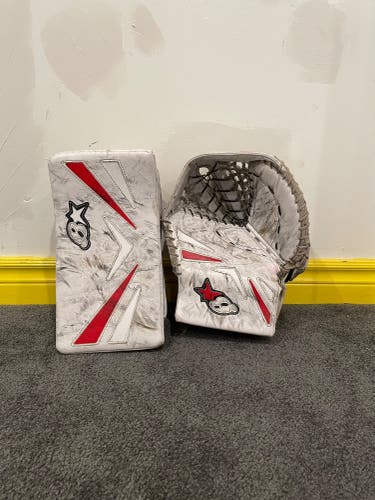 Brian’s glove and blocker