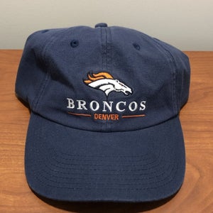 Denver Broncos Hat Strapback Cap NFL Football Blue Reebok OSFA Adult Retro