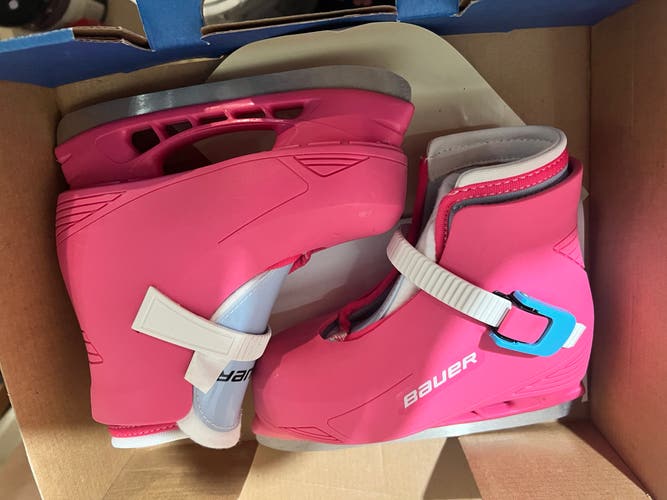 Used Bauer Size 10 Lil Angel Hockey Skates