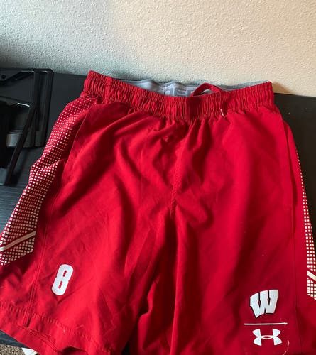 Cole Caufield Wisconsin UA Training Shorts