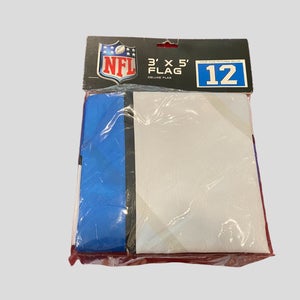 NFL Seattle Seahawks 12th Man, 3' x 5' Flag Banner - NEW