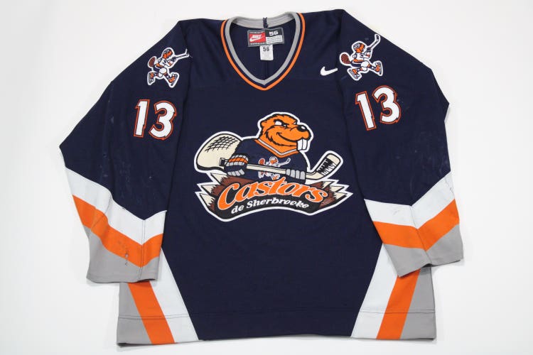 2000-01 Sherbrooke Castors David Chiconie game worn 56