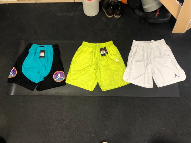Jordan Shorts 3 Pair Package Deal (Size Large)