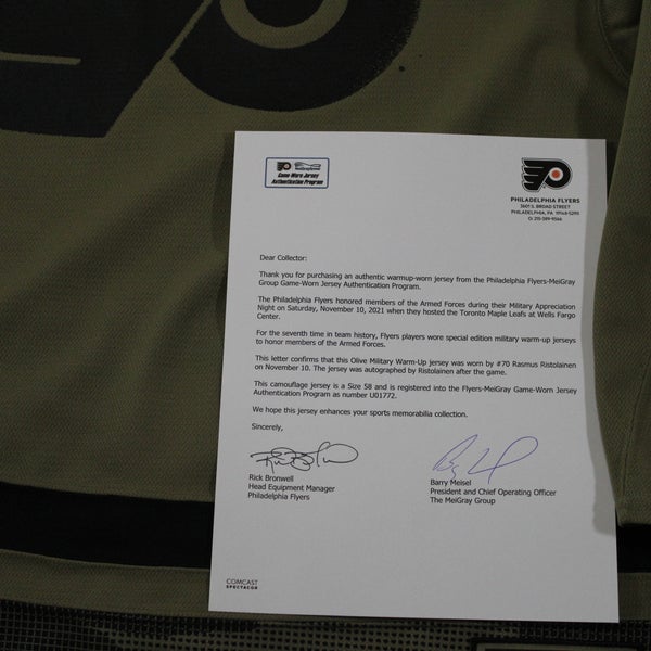Philadelphia Flyers adidas Military Appreciation Authentic Practice Jersey  - Camo