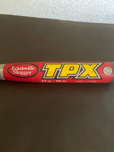 Used 2017 Alloy (-12) 19 oz 31" TPX vertex Bat