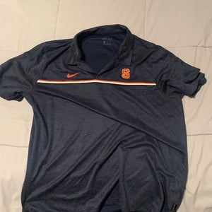 RARE Syracuse Lacrosse Team Issued Blue XL Nike Shirt