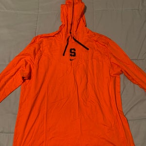 RARE Syracuse Lacrosse Team Issued Orange New Nike Sweatshirt