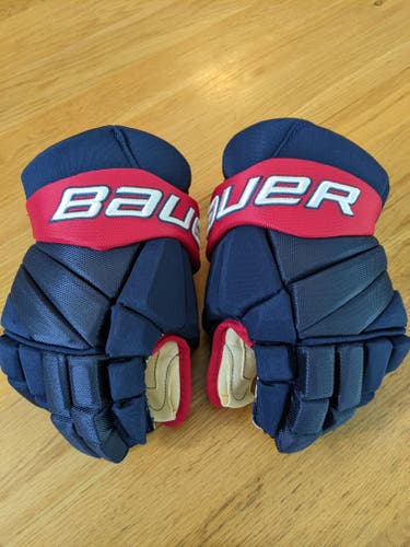 Like New Bauer Vapor Pro Team Gloves 14" Pro Stock