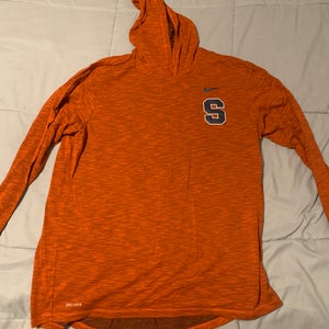 RARE Syracuse Lacrosse Team Issued Orange XL Nike Sweatshirt