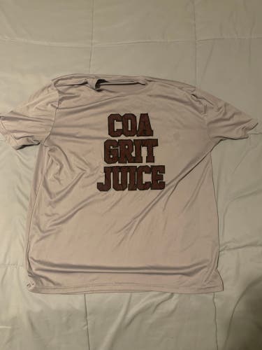 Vintage Boys’ Latin Varsity Lacrosse Team Mottos Gray XL  Shirt