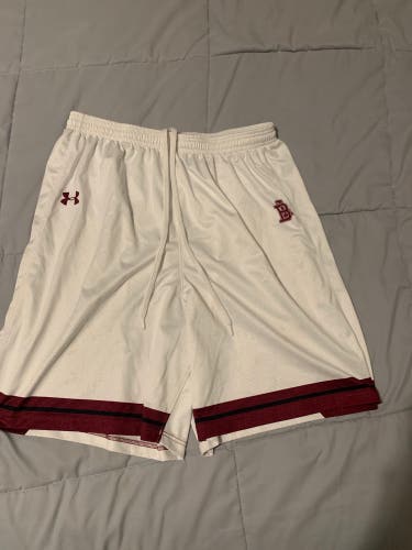 Rare Boys’ Latin Lacrosse Game Issued White XL Under Armour Shorts