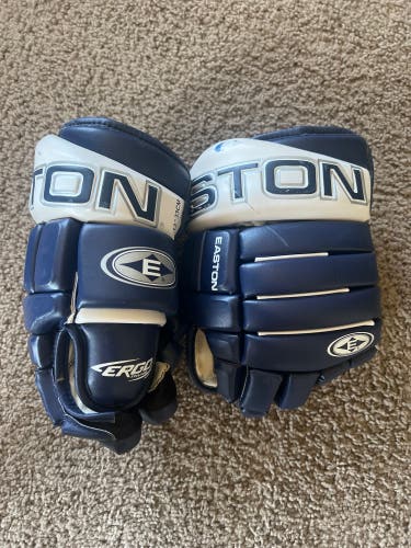 Easton Ultra Lite 13” Hockey Gloves Navy Blue Leather