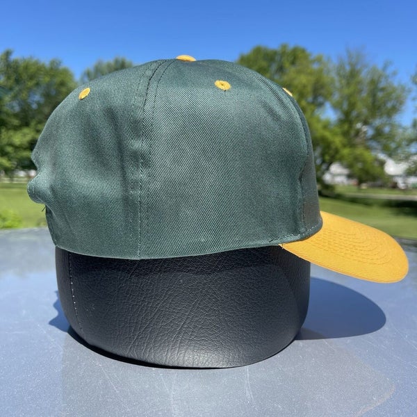 Vintage Logo 7 Green Bay Packers NFL Plain Logo Snapback Hat Cap Green  Yellow | SidelineSwap