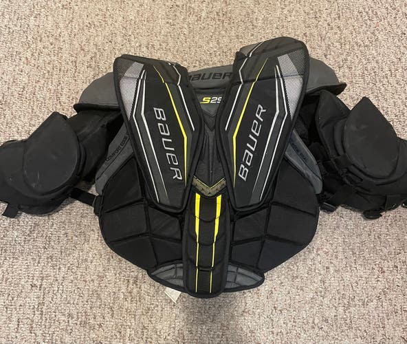 Used Large Bauer S29 Goalie Chest Protector