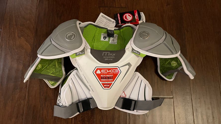 New W/ Tags Maverik MAX EKG Shoulder Pads-New W/ Tags Maverik Max EKG Lacrosse Shoulder Pads -Medium