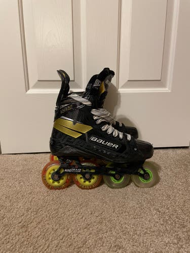 Used Bauer Regular Width Size 8 Ultrasonic Inline Skates